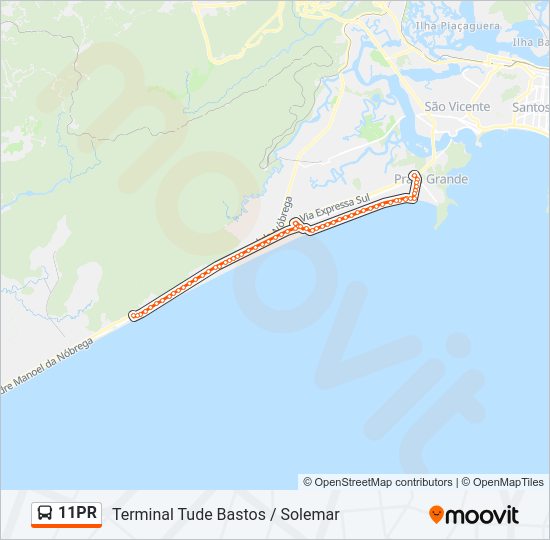 11pr Route Schedules Stops Maps Solemar Updated