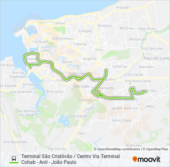 A J Lima Terminal S O Crist V O Terminal Cohab Route Schedules