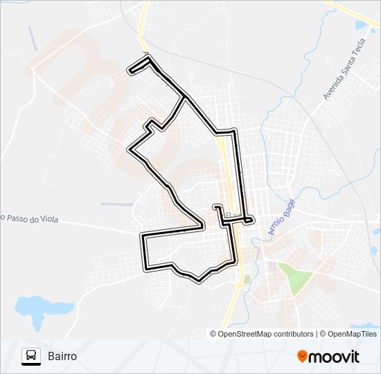 Rota da linha 22 circular 22 horários paradas e mapas Bairro