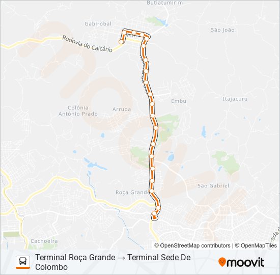 Rota Da Linha S Sede Ro A Grande Hor Rios Paradas E Mapas