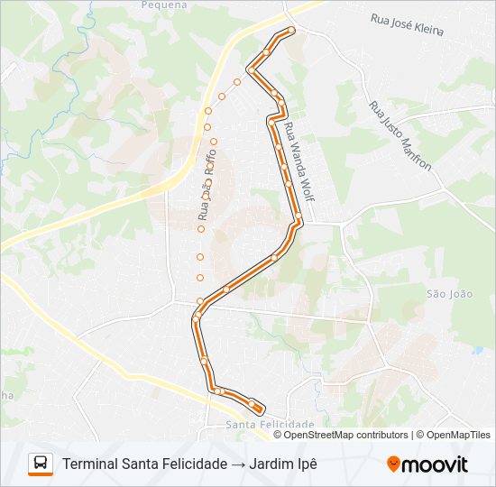 917 jardim ipê Route Schedules Stops Maps Terminal Santa