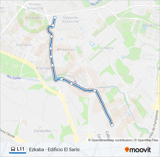 L Nea L Horarios Paradas Y Mapas Avda Zaragoza N