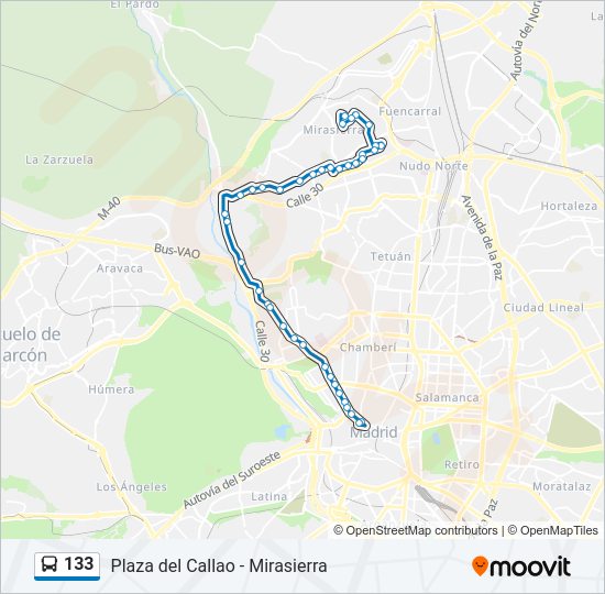 L Nea Horarios Paradas Y Mapas Mirasierra Actualizado