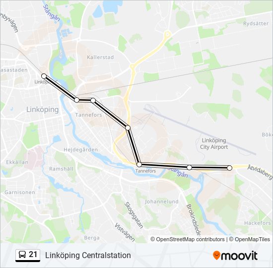 21 Route Schedules Stops Maps Linköping Centralstation Updated