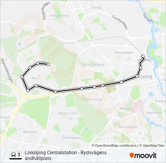 3 Route Schedules Stops Maps Linköping Centralstation Updated