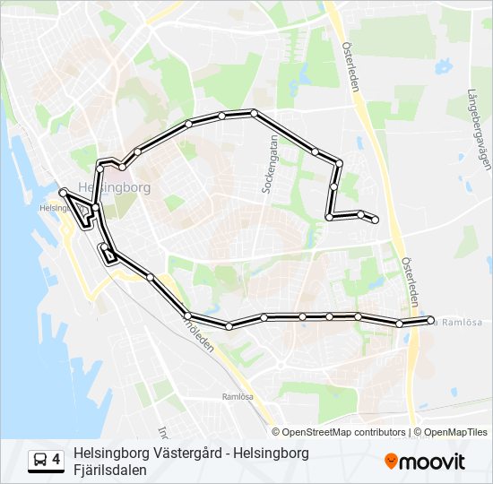 Rutt Tidtabeller H Llplatser Kartor Helsingborg Fj Rilsdalen