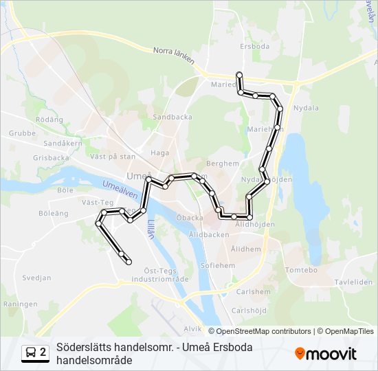 Rutt Tidtabeller H Llplatser Kartor Ume Fogv Gen Uppdaterat