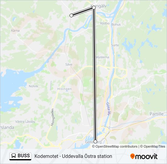 Buss Route Schedules Stops Maps Ytterby Station Updated