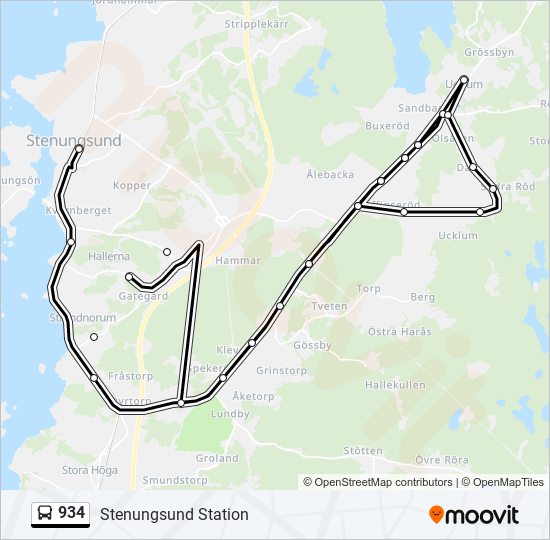 Rutt Tidtabeller H Llplatser Kartor Stenungsund Station