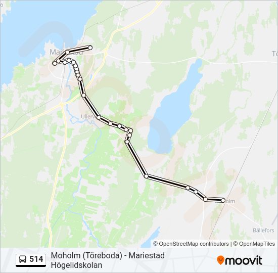 Rutt Tidtabeller H Llplatser Kartor Mariestad H Gelidskolan