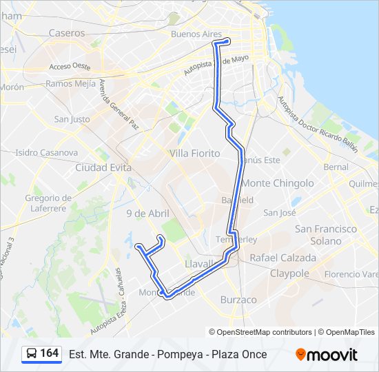 Ruta Horarios Paradas Y Mapas Ra Plaza Once Est Mte 145350 Hot Sex