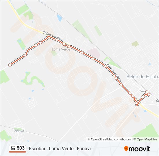 Ruta Horarios Paradas Y Mapas La Granja Est Escobar