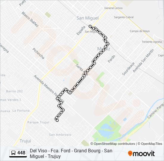 Route Schedules Stops Maps San Miguel Fondo De Trujuy Updated