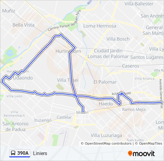 Ruta A Horarios Paradas Y Mapas Liniers Actualizado 129438 Hot Sex