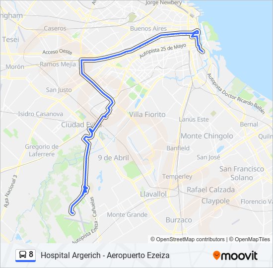 Ruta Horarios Paradas Y Mapas Liniers Hospital Argerich X Hot Sex Picture