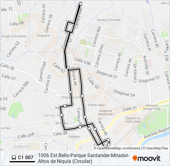 C Route Schedules Stops Maps Calle Estaci N Bello Buses