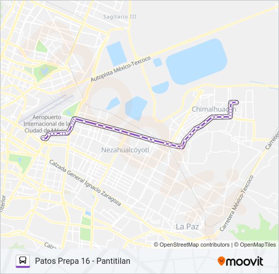 Ruta Pantitl N Prepa Horarios Paradas Y Mapas Patos Prepa