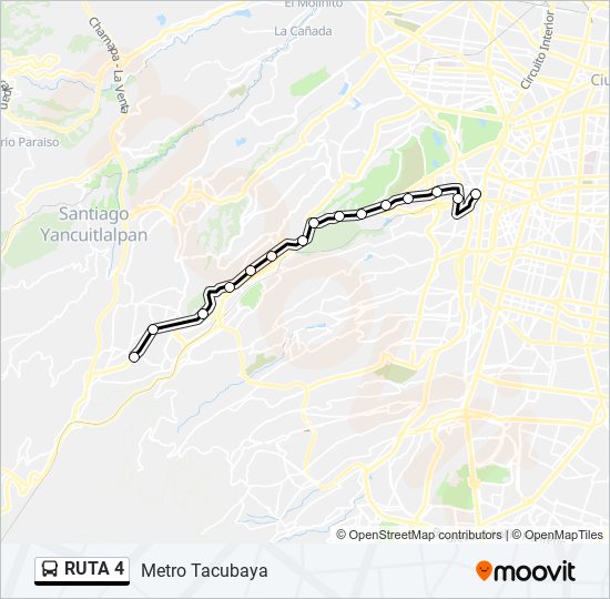 Ruta Horarios Paradas Y Mapas Metro Tacubaya Actualizado Hot Sex Picture