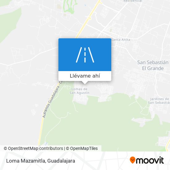 Cómo llegar a Loma Mazamitla Tlaquepaqu en Autobús