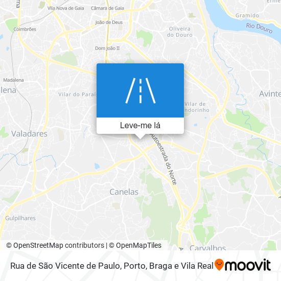 Como chegar ao Rua de São Vicente de Paulo Vila Nova De Gaia por