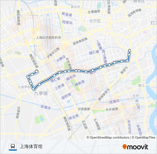 公交198路的线路图