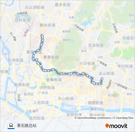 32路路线:日程,站点和地图-黄石路总站