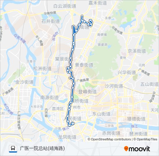 公交58路的线路图