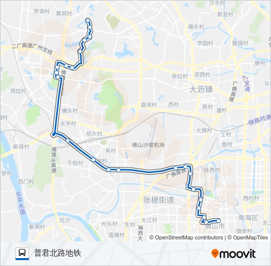 公交k5路的线路图