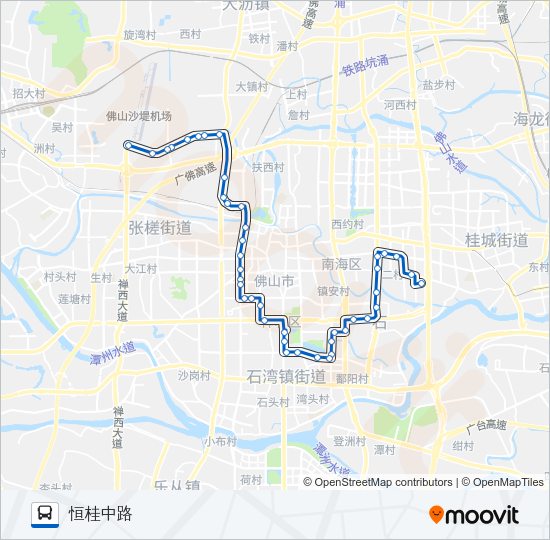 公交138路的线路图