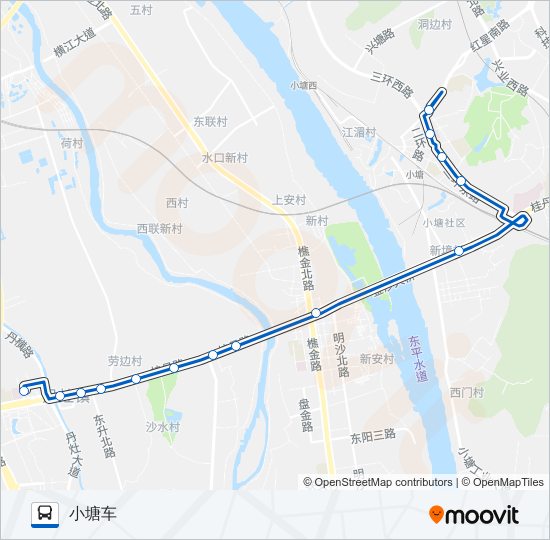 公交241路的线路图