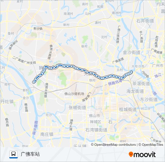 公交263路的线路图