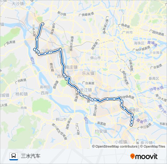 佛山城巴三水-顺德容桂b路