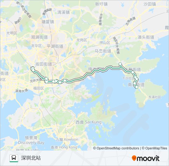 中国 深圳 深圳公交 e11路 公交e11路的时间表 公交e11路通常在每天