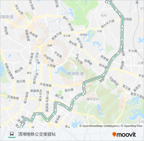 公交m339路的线路图