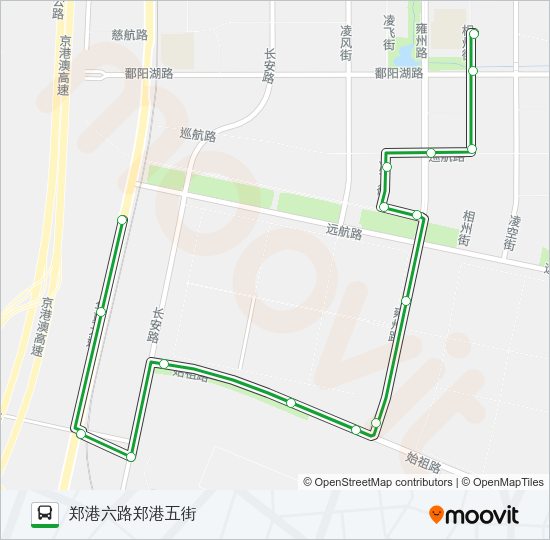 公交627路的线路图