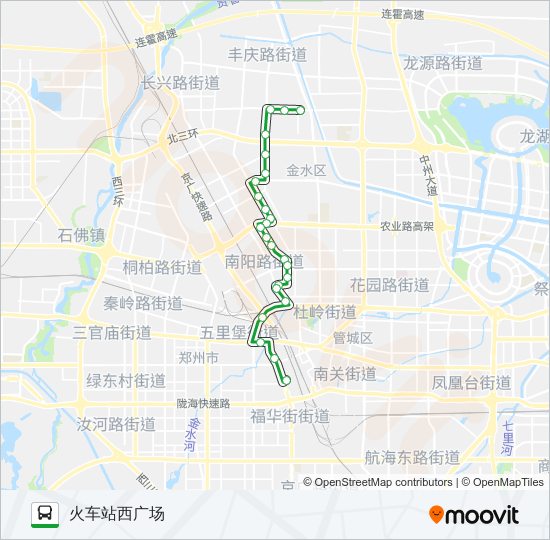 41路路线:日程,站点和地图-火车站西广场