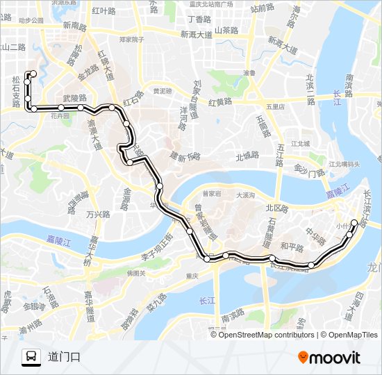 公交120路的线路图