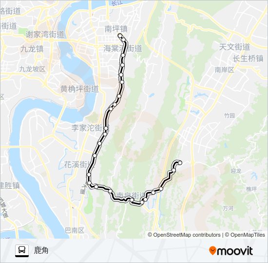 169路路线:日程,站点和地图-鹿角