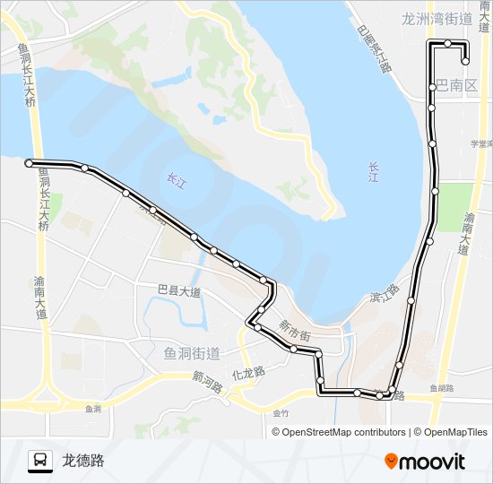 公交191路的线路图