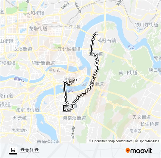 公交315路的线路图