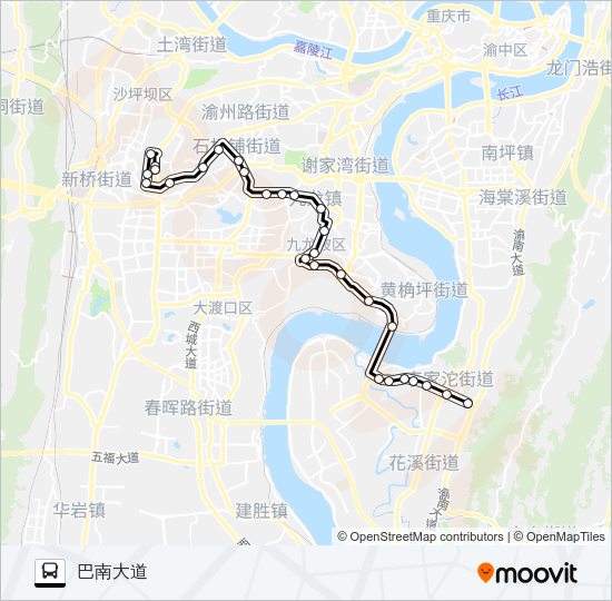 公交341路的线路图