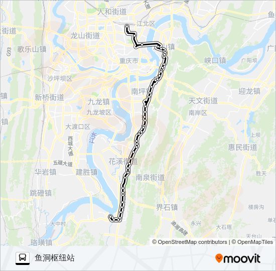 胶州303路公交车路线图,胶州303公交车路线图 303路专线路线:日程,站点和地图-鱼洞枢纽站