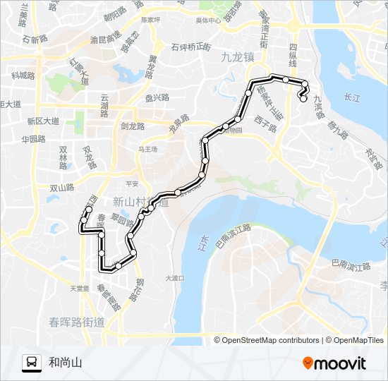 公交226路的线路图