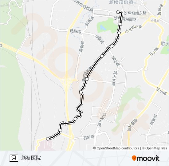 公交260路的线路图