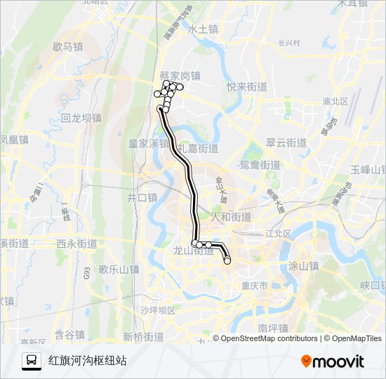 公交537路的线路图