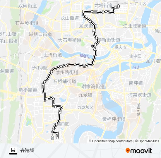 公交brt01路的线路图