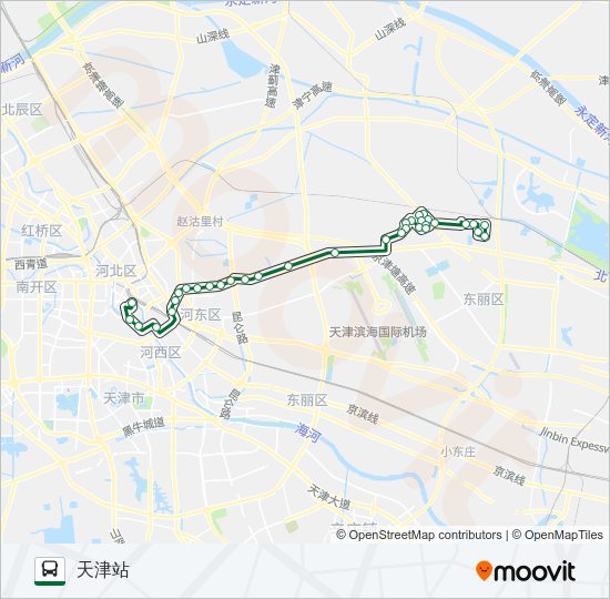 公交660路的线路图