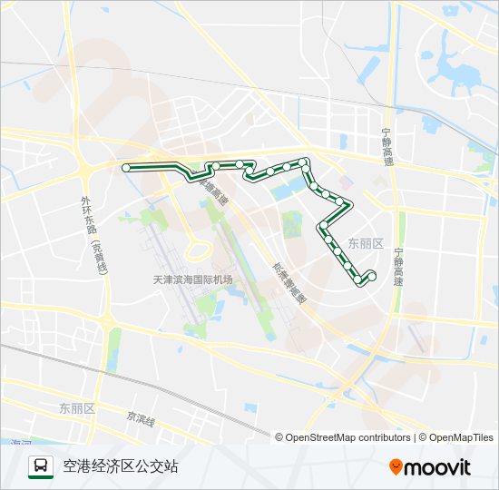 692路区间路线:日程,站点和地图-空港经济区公交站