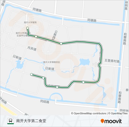 公交225路的线路图