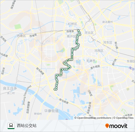 687路路线:日程,站点和地图-西站公交站